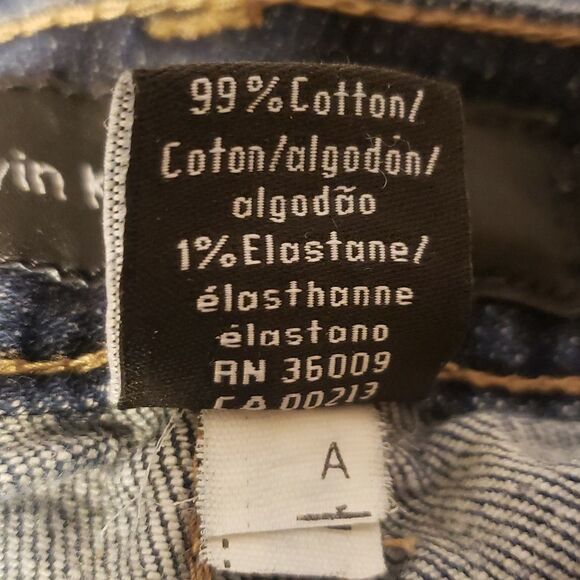 Calvin Klein Jeans Women's 8 Blue Denim Fit & Flare 9" Rise 29.5" Inseam - Picture 3 of 6